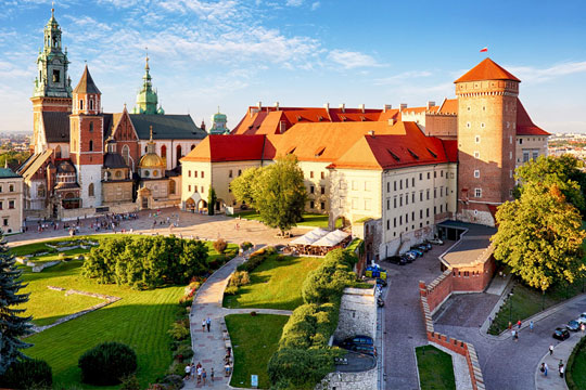 Polen Stad Kasteel